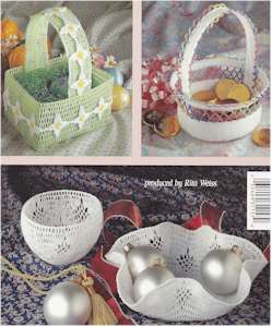 Baskets & Bowls In Thread Crochet