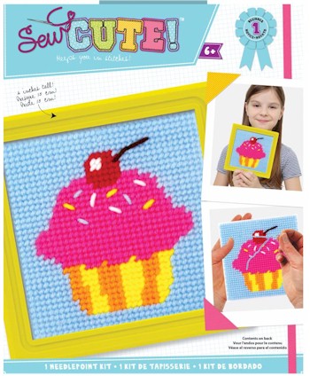 Princess Pink Plastic Canvas Kit From Framous Kits - Kids - Ready to Stitch  - Casa Cenina