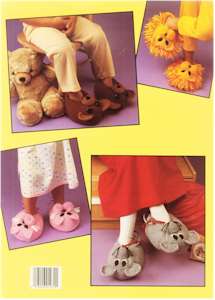 Crocheted Animal Slippers for Children